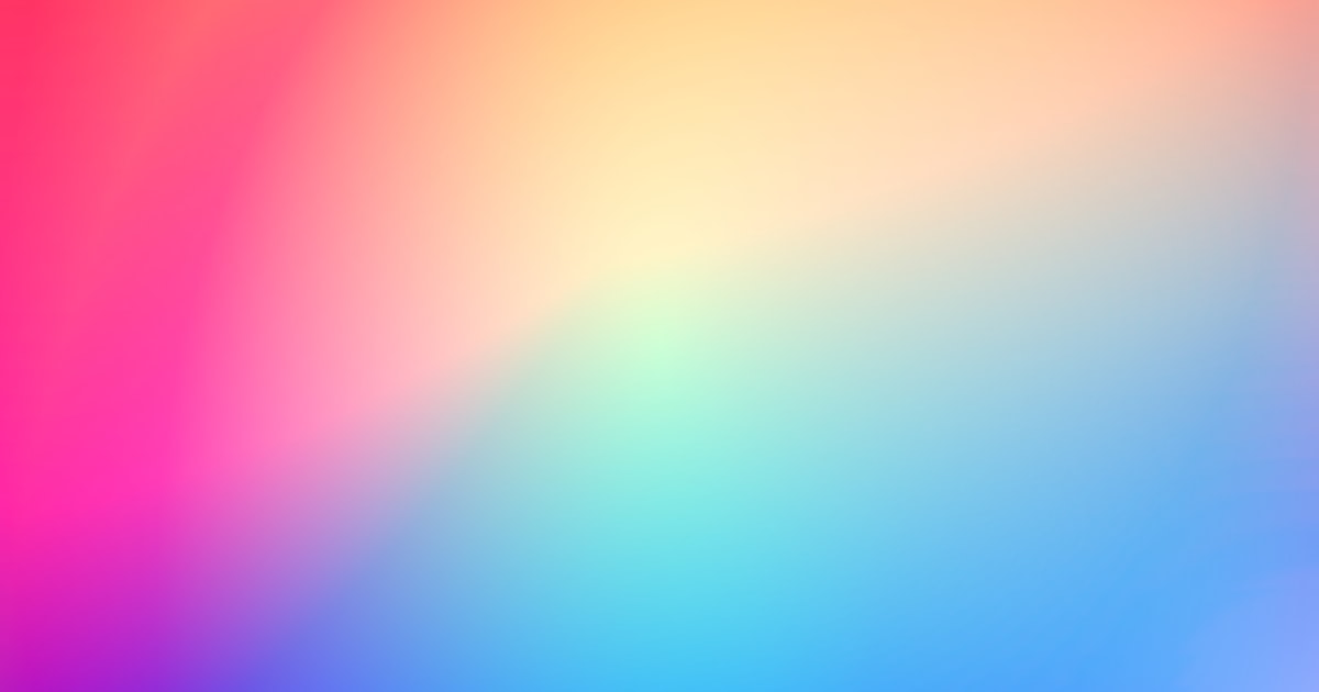 Abstract rainbow gradient mesh background